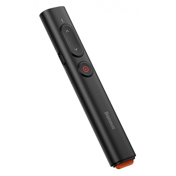 BASEUS τηλεχειριστήριο παρουσιάσεων ACFYB-A01 με laser 100m, μαύρο BASEUS τηλεχειριστήριο παρουσιάσεων ACFYB-A01 με laser 100m, μαύρο