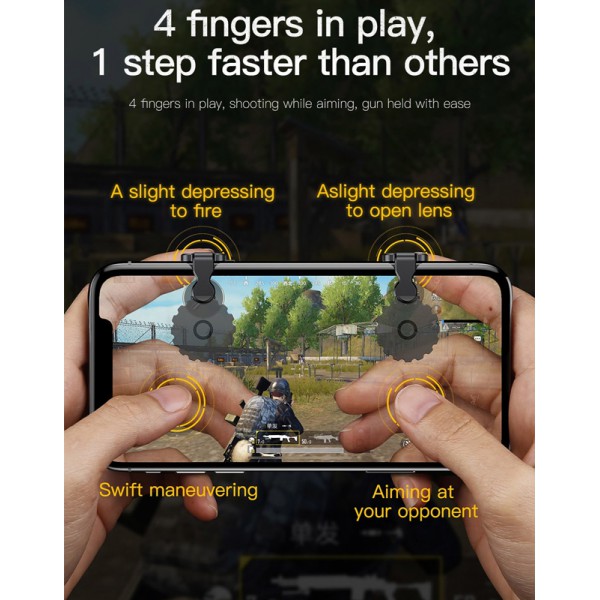 BASEUS buttons για οθόνες αφής ACHDCJ-01, 2τμχ, μαύρα