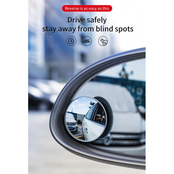 BASEUS εξωτερικός βοηθητικός καθρέφτης ACMDJ-01, 49 x 13 mm, 2τμχ