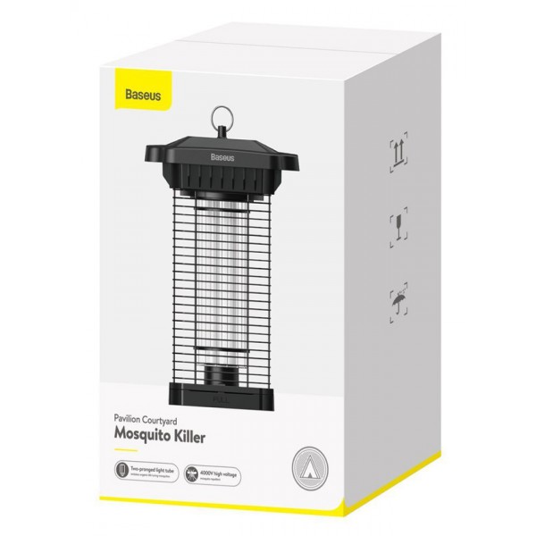 BASEUS συσκευή εξόντωσης εντόμων ACMWD-TB01, UV Light, μαύρη BASEUS συσκευή εξόντωσης εντόμων ACMWD-TB01, UV Light, μαύρη