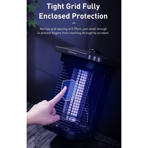 BASEUS συσκευή εξόντωσης εντόμων ACMWD-TB01, UV Light, μαύρη BASEUS συσκευή εξόντωσης εντόμων ACMWD-TB01, UV Light, μαύρη