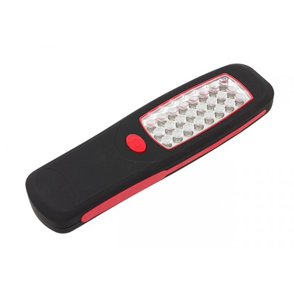 Φακός εργασίας AG121B με γάντζο και μαγνήτη, 24 LED, μαύρο Φακός εργασίας AG121B με γάντζο και μαγνήτη, 24 LED, μαύρο