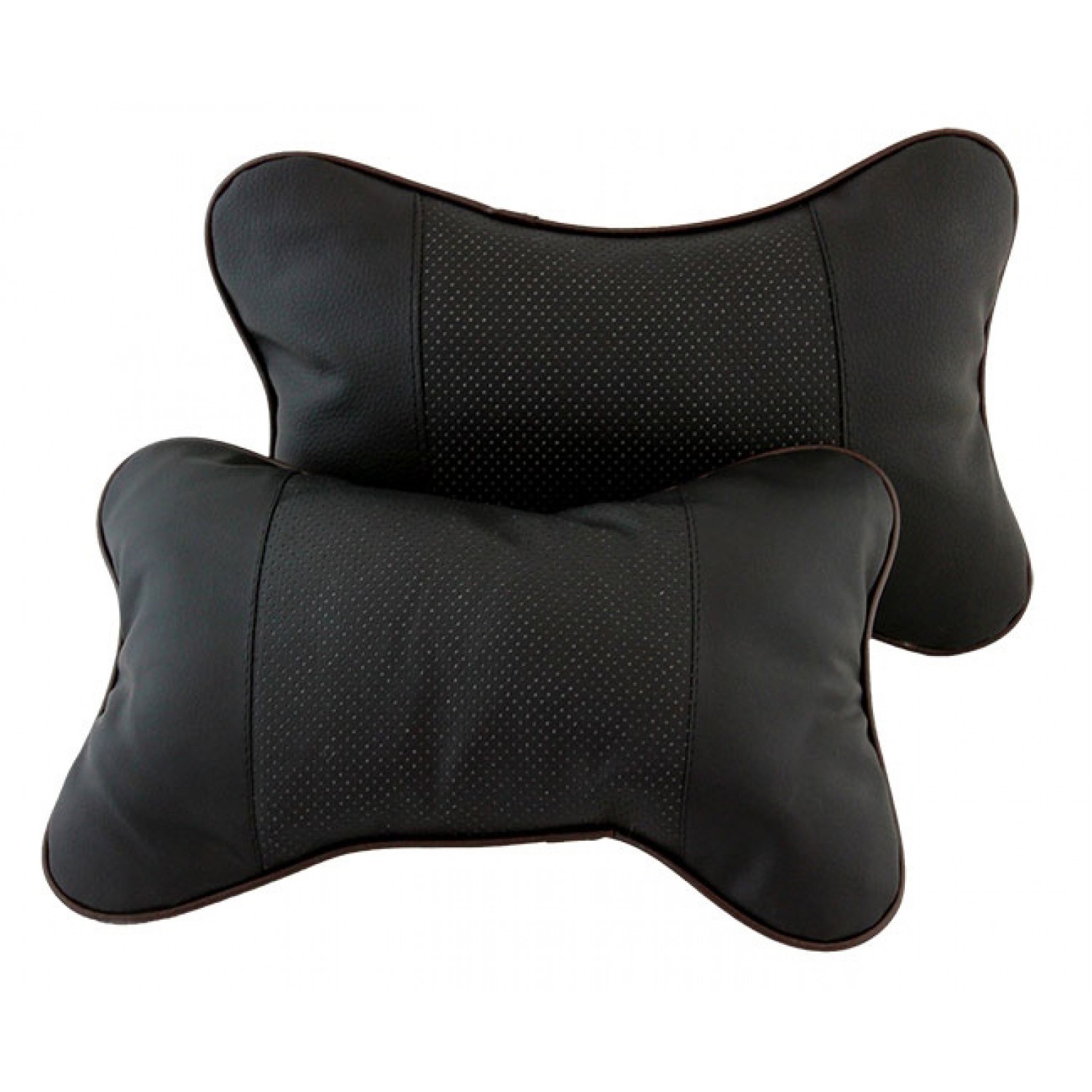 Μαξιλάρι καθίσματος AG353A από οικολογικό δέρμα, μαύρο, 2τμχ Μαξιλάρι καθίσματος AG353A από οικολογικό δέρμα, μαύρο, 2τμχ