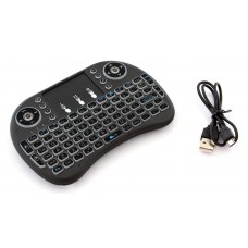 Ασύρματο mini πληκτρολόγιο AK198B με touchpad, QWERTY, 1020mAh