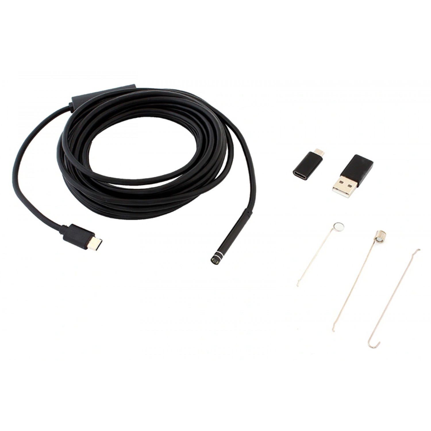 Ενδοσκοπική κάμερα AK252B με LED, IP67, 5m