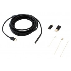 Ενδοσκοπική κάμερα AK252B με LED, IP67, 5m