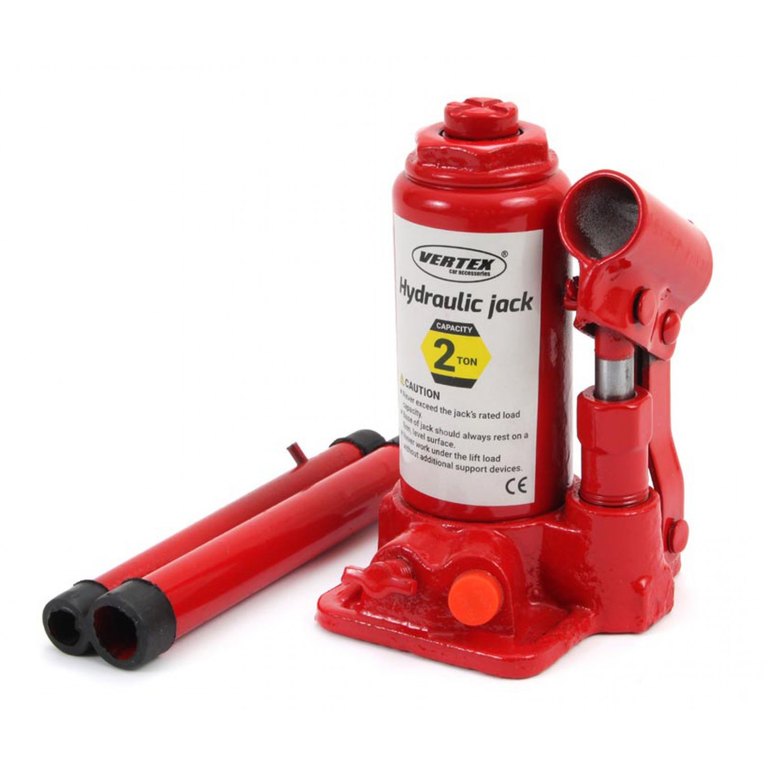 AMIO Υδραυλικός ανυψωτής οχήματος 01270, 2 τόνων, κόκκινος