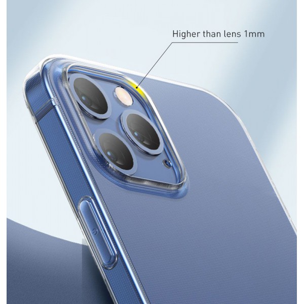 BASEUS θήκη Simple για iPhone 12 mini ARAPIPH54N-02, διάφανη