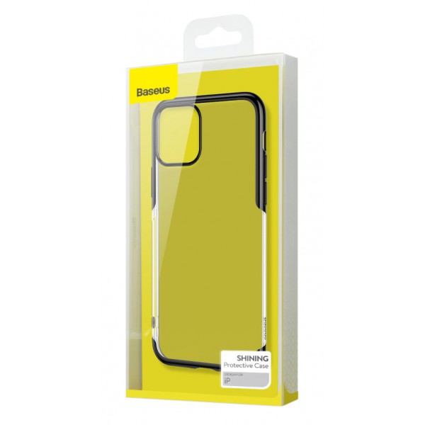 BASEUS θήκη Shining για iPhone 11 Pro ARAPIPH58S-MD01, διάφανη-μαύρη