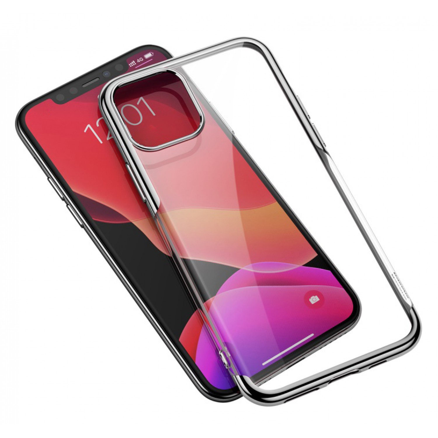 BASEUS θήκη Shining για iPhone 11 Pro Max ARAPIPH65S-MD0S, διάφανη-ασημί BASEUS θήκη Shining για iPhone 11 Pro Max ARAPIPH65S-MD0S, διάφανη-ασημί