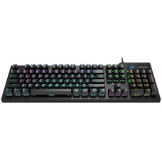 AULA μηχανικό πληκτρολόγιο AUL-F2063, RGB, blue switch, μαύρο-γκρι