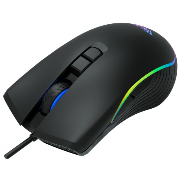 AULA ενσύρματο gaming ποντίκι Wind F806, 2400DPI, 7 πλήκτρα, RGB, μαύρο AULA ενσύρματο gaming ποντίκι Wind F806, 2400DPI, 7 πλήκτρα, RGB, μαύρο