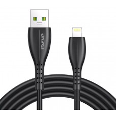 AWEI καλώδιο USB σε Lightning CL-115L, 2.4A, 1m, μαύρο