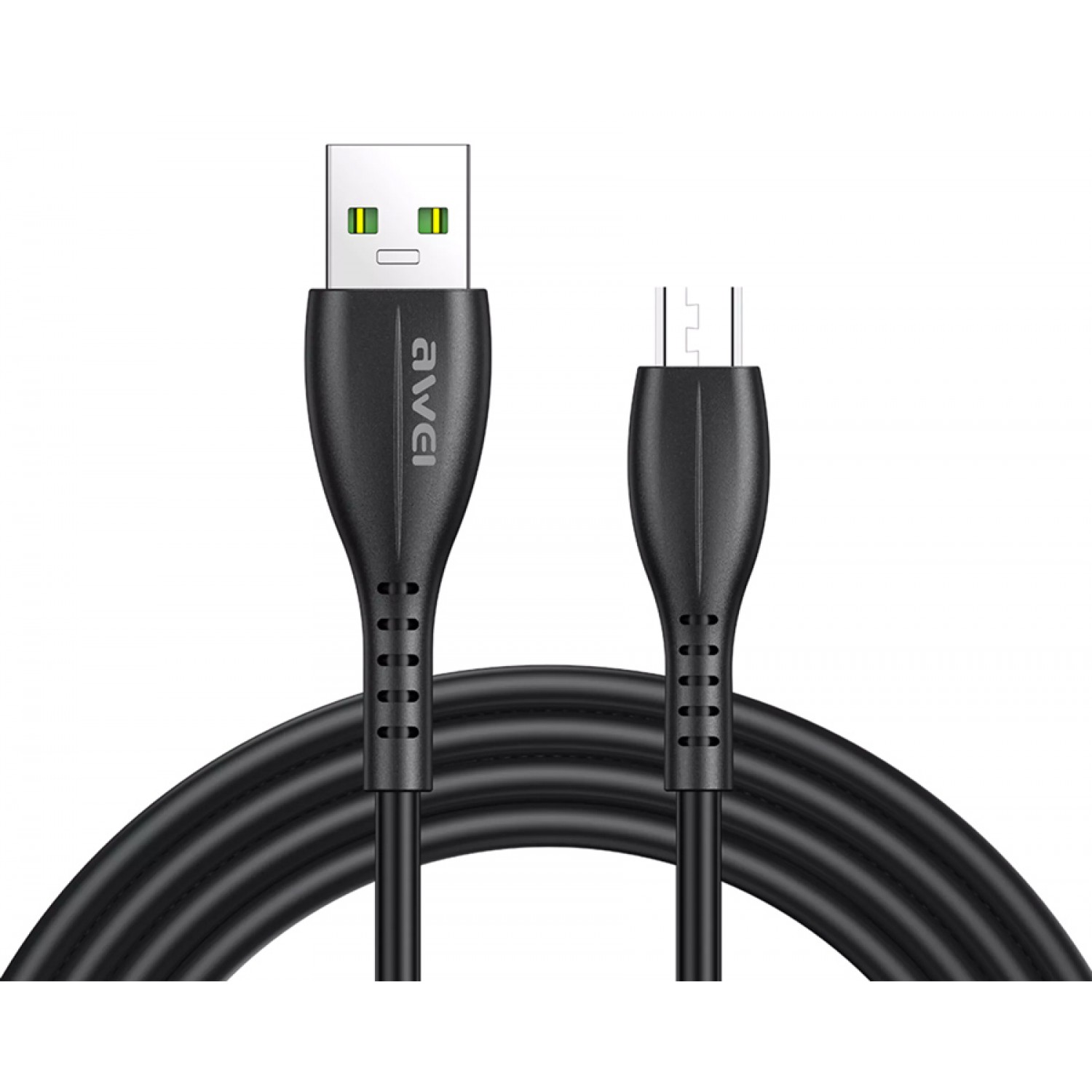 AWEI καλώδιο USB σε Micro USB CL-115M, 2.4A, 1m, μαύρο AWEI καλώδιο USB σε Micro USB CL-115M, 2.4A, 1m, μαύρο