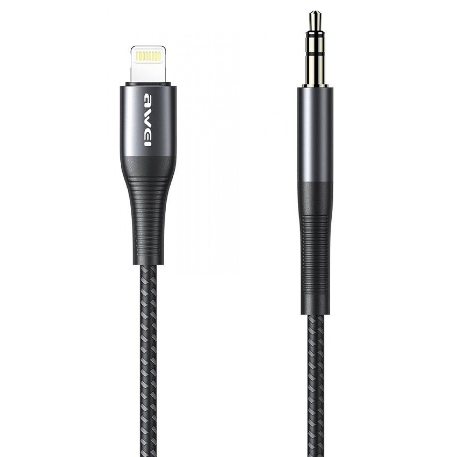 AWEI καλώδιο Lightning σε 3.5mm CL-116L, 1m, μαύρο AWEI καλώδιο Lightning σε 3.5mm CL-116L, 1m, μαύρο