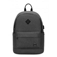 ARCTIC HUNTER τσάντα πλάτης B-00290-BK με θήκη laptop 15.6", μαύρη