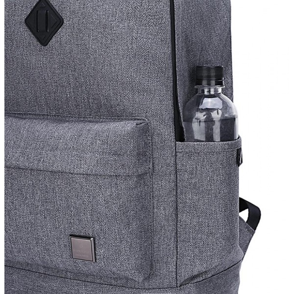 ARCTIC HUNTER τσάντα πλάτης B-00290 με θήκη laptop 15.6", ανοιχτό γκρι