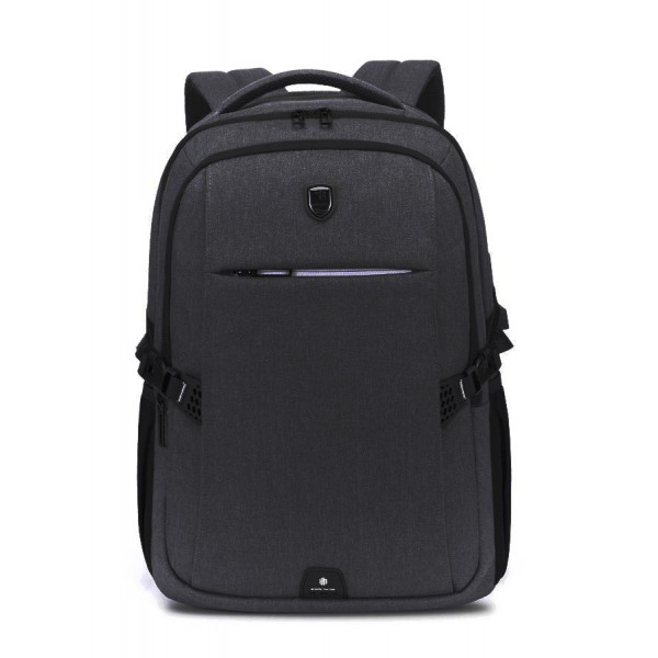 ARCTIC HUNTER τσάντα πλάτης B-00338-BK με θήκη laptop 15.6", USB, μαύρη