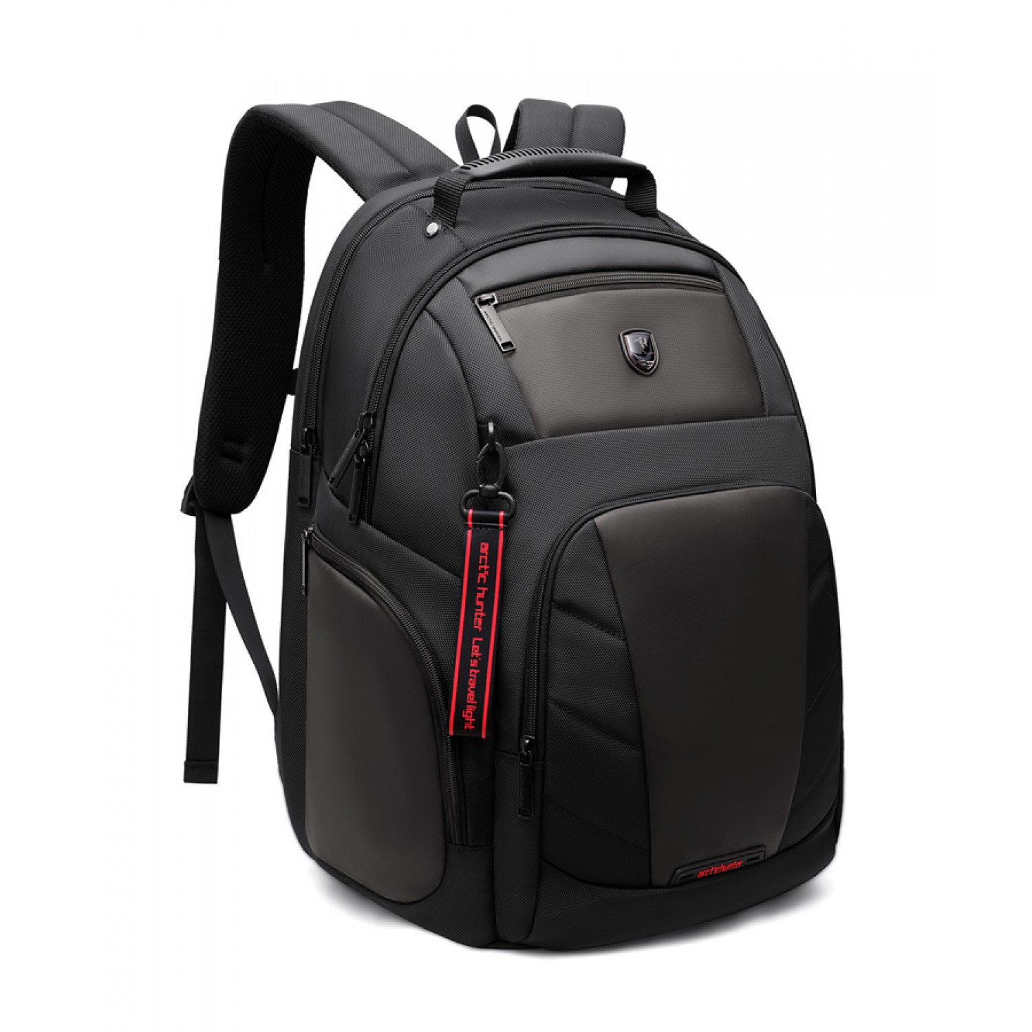 ARCTIC HUNTER τσάντα πλάτης B-00341-BK με θήκη laptop 15.6", μαύρη