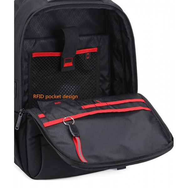 ARCTIC HUNTER τσάντα πλάτης B00357-BK με θήκη laptop 15.6", μαύρη ARCTIC HUNTER τσάντα πλάτης B00357-BK με θήκη laptop 15.6", μαύρη
