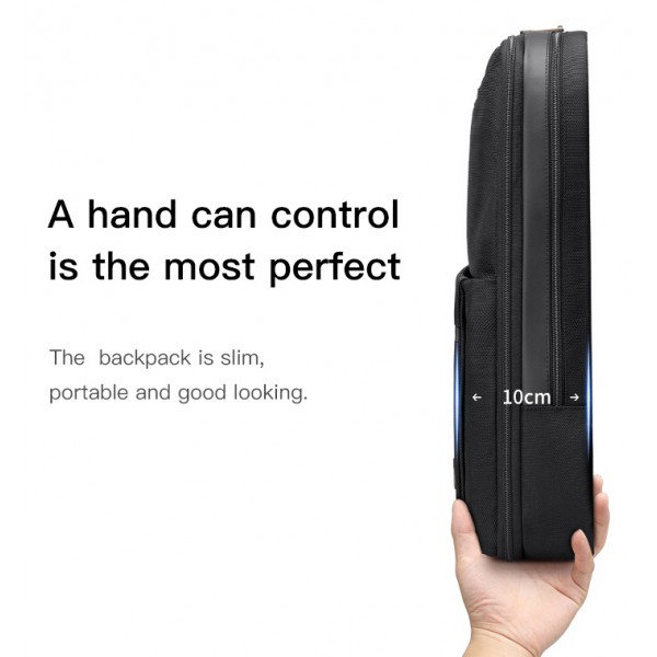 ARCTIC HUNTER τσάντα πλάτης B00410 με θήκη laptop 14", πτυσσόμενη, γκρι