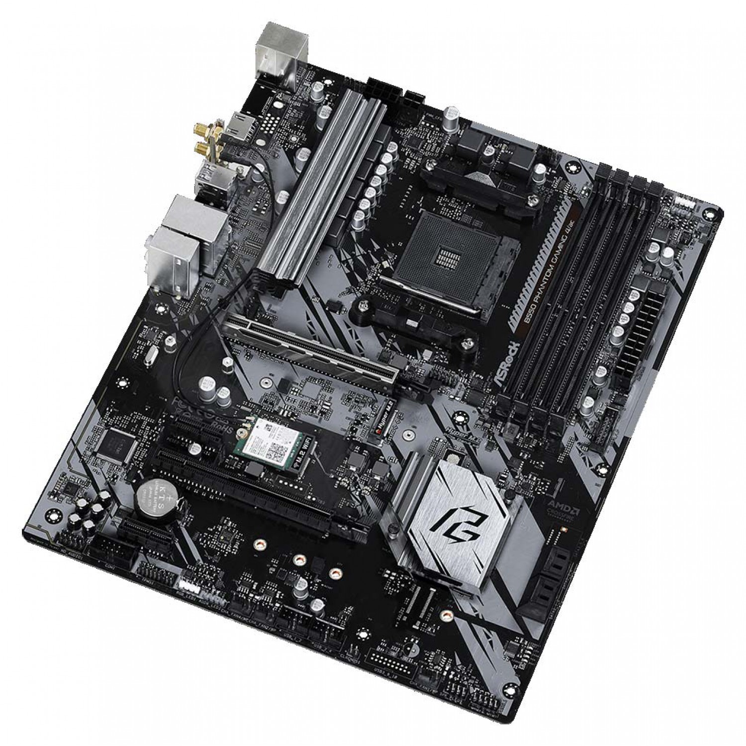 ASROCK μητρική B550 Phantom Gaming 4/ac, 4x DDR4, AM4, USB 3.2, ATX ASROCK μητρική B550 Phantom Gaming 4/ac, 4x DDR4, AM4, USB 3.2, ATX