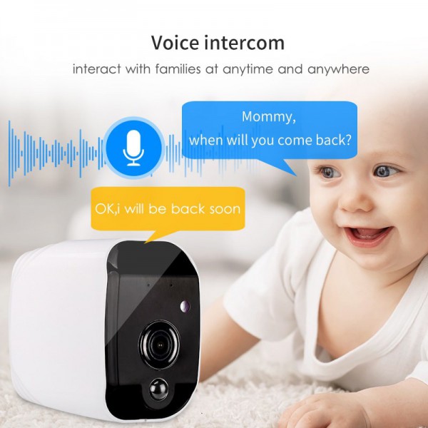 INNOTRONIK Κάμερα με μπαταρίες BC5-CAM, WiFi, 2MP HD, ανιχνευτής κίνησης