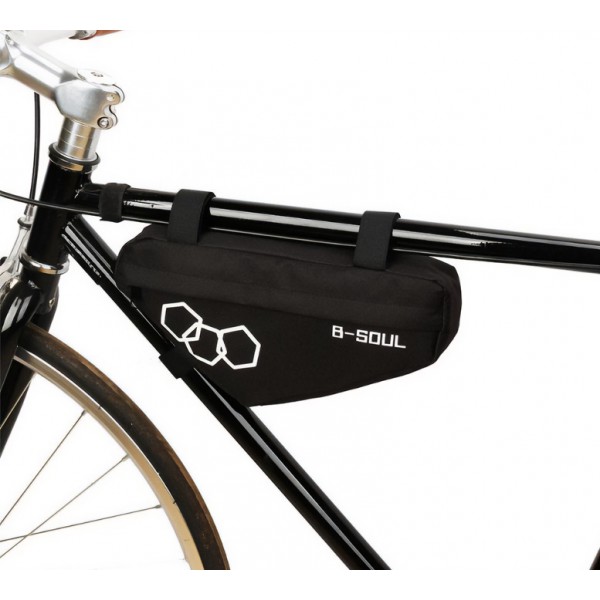 B-SOUL τσαντάκι για άξονα ποδηλάτου BIKE-0003, μαύρο