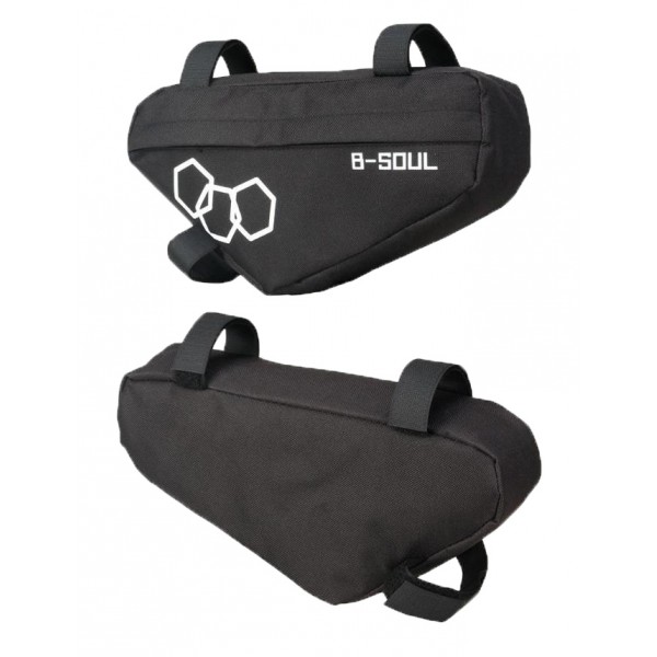 B-SOUL τσαντάκι για άξονα ποδηλάτου BIKE-0003, μαύρο