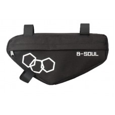 B-SOUL τσαντάκι για άξονα ποδηλάτου BIKE-0003, μαύρο