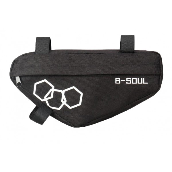 B-SOUL τσαντάκι για άξονα ποδηλάτου BIKE-0003, μαύρο