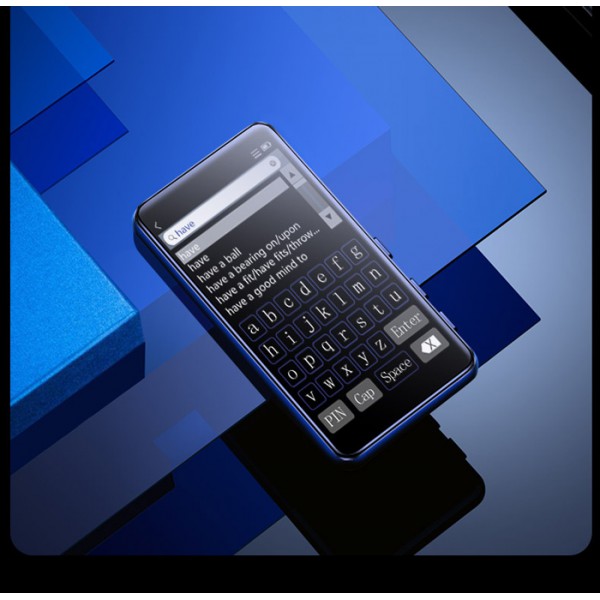 BENJIE MP4 Player BJ-A37-X7, Bluetooth, 3.1" IPS, 16GB, μαύρο