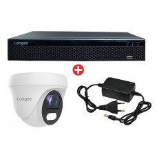 Bundle LONGSE καταγραφικό XVRDA2004HD-V2 με 4 κάμερες & 4 τροφοδοτικά