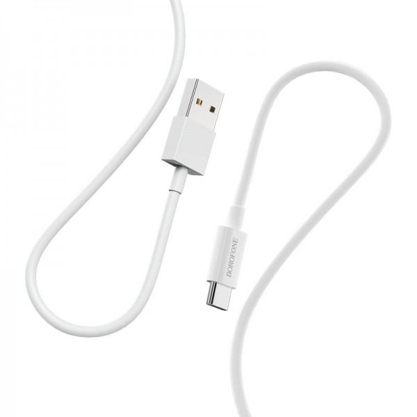 BOROFONE stand καλωδίων BX3 USB σε Type-C, 1m, 30τμχ, λευκό BOROFONE stand καλωδίων BX3 USB σε Type-C, 1m, 30τμχ, λευκό