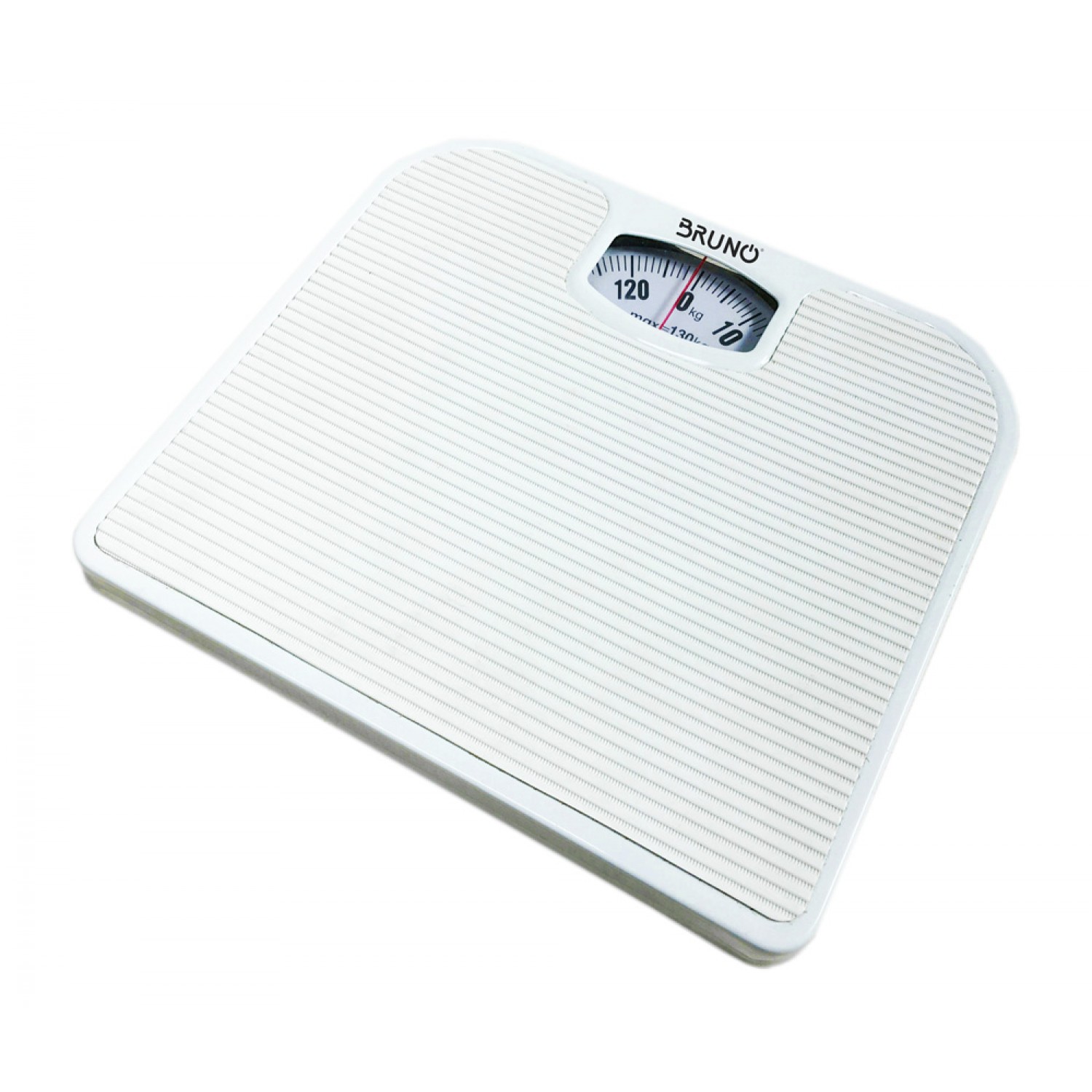 BRUNO Ζυγαριά μπάνιου μηχανική BRN-0009, 130kg max, λευκή BRUNO Ζυγαριά μπάνιου μηχανική BRN-0009, 130kg max, λευκή