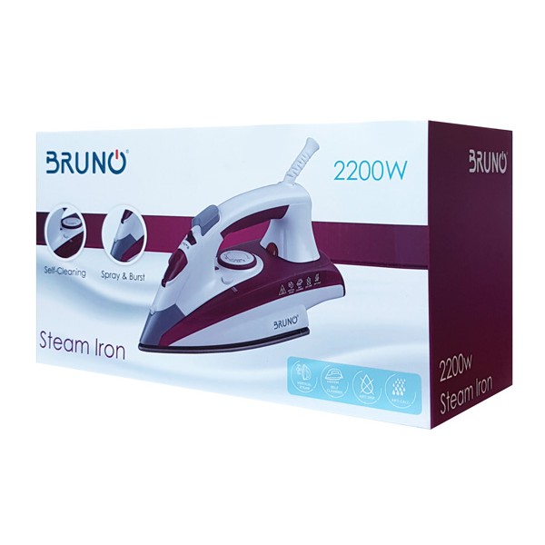 BRUNO σίδερο ατμού BRN-0039, 2200W, anti-drip