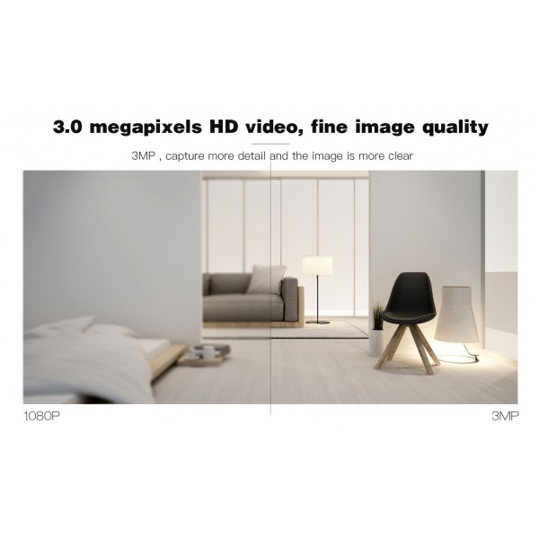 VSTARCAM Ενσύρματη/Ασύρματη IP κάμερα C26S, 3MP, WiFi, cloud, λευκό