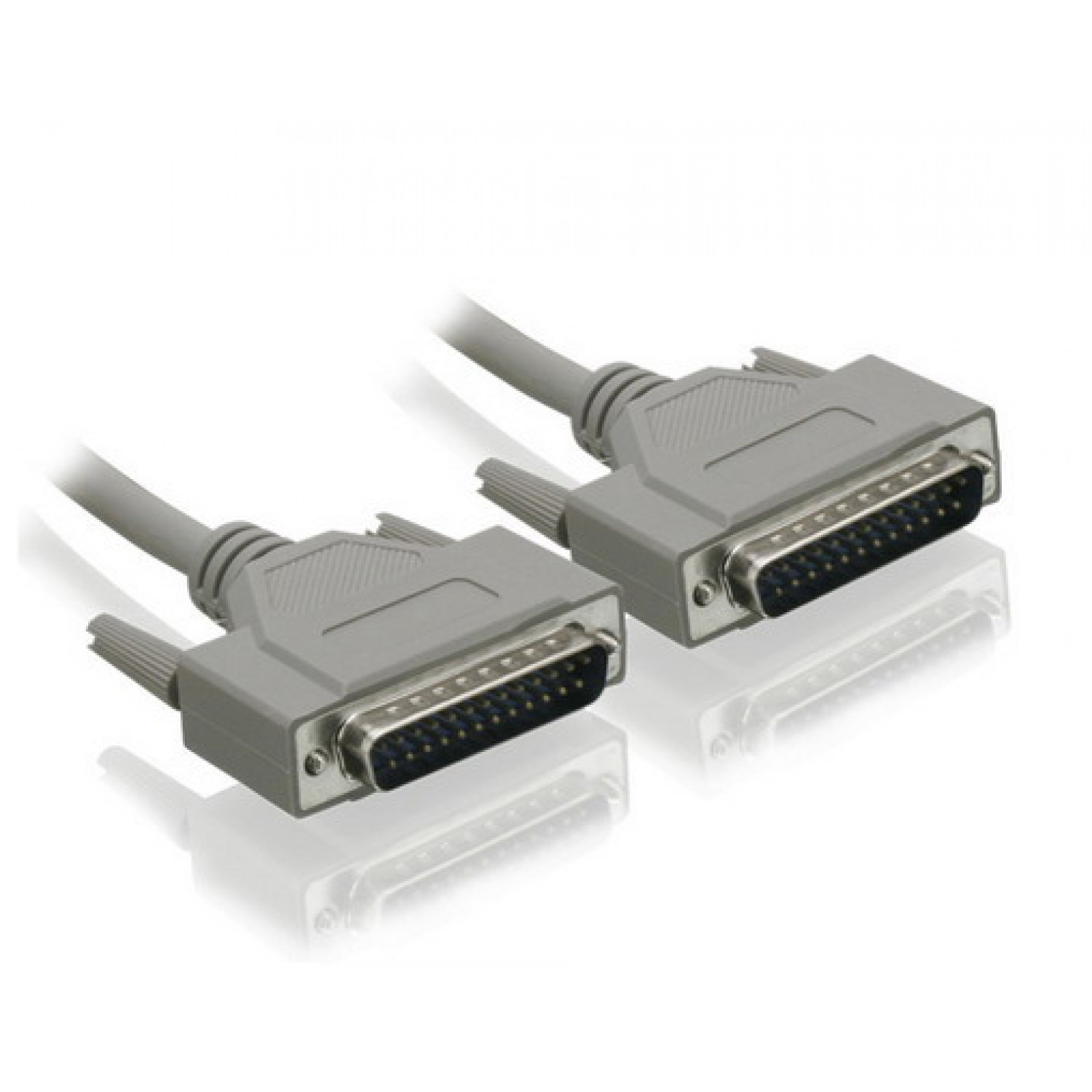 POWERTECH Καλώδιο σειριακό RS232 25-Pin (M)/(M), 3M, λευκό