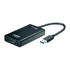 POWERTECH αντάπτορας από USB 3.0 (M) σε HDMI 1.4V (F), 0.20m