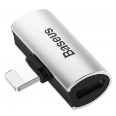 BASEUS αντάπτορας lightning σε 2x lightning CAL46-S1, γκρι