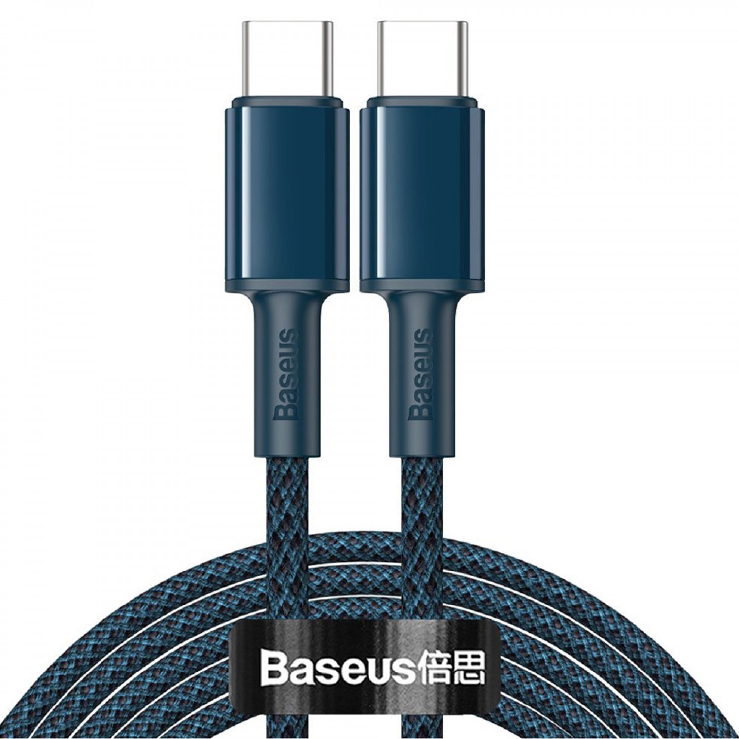 BASEUS καλώδιο USB Type-C CATGD-A03, 5A 100W, 2m, μπλε BASEUS καλώδιο USB Type-C CATGD-A03, 5A 100W, 2m, μπλε