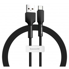 BASEUS καλώδιο USB σε USB Type-C CATGJ-A01 σιλικόνης, 2A, 2m, μαύρο