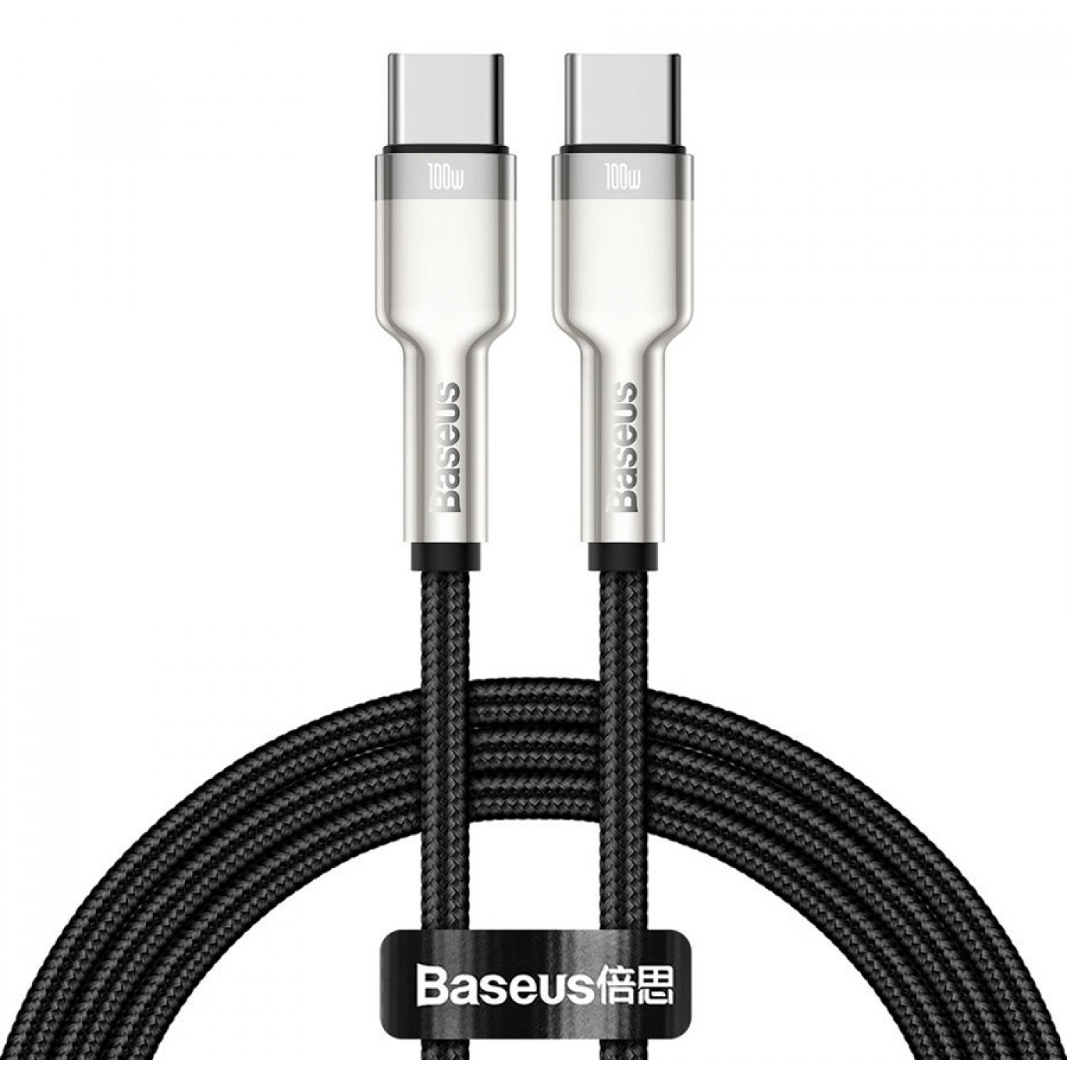 BASEUS καλώδιο USB Type-C CATJK-C01, 5A 100W, 1m, μπεζ BASEUS καλώδιο USB Type-C CATJK-C01, 5A 100W, 1m, μπεζ
