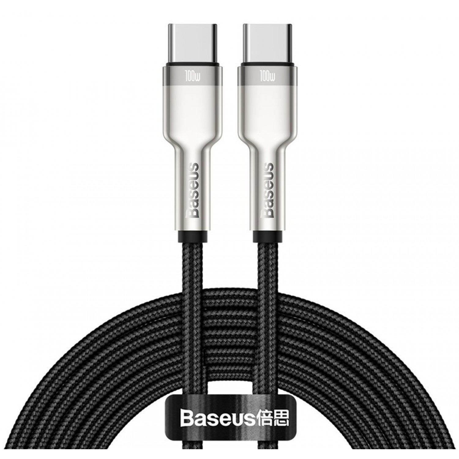 BASEUS καλώδιο USB Type-C CATJK-D01, 5A 100W, 2m, μπεζ BASEUS καλώδιο USB Type-C CATJK-D01, 5A 100W, 2m, μπεζ