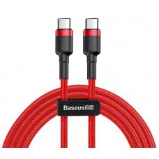 BASEUS καλώδιο USB Type-C CATKLF-G09, 3A 60W, PD2.0, 1m, κόκκινο