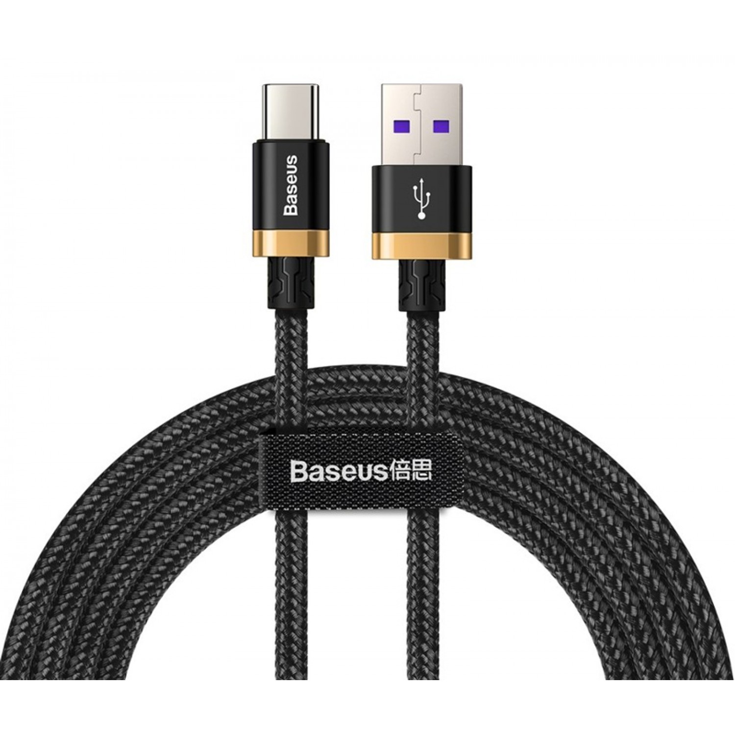 BASEUS καλώδιο USB σε USB Type-C CATZH-BV1, 40W 5A, 2m, μαύρο BASEUS καλώδιο USB σε USB Type-C CATZH-BV1, 40W 5A, 2m, μαύρο