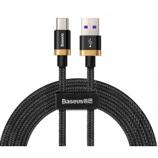 BASEUS καλώδιο USB σε USB Type-C CATZH-BV1, 40W 5A, 2m, μαύρο