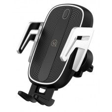 USAMS ασύρματος φορτιστής και βάση αυτοκινήτου US-CD100, 10W, μαύρος