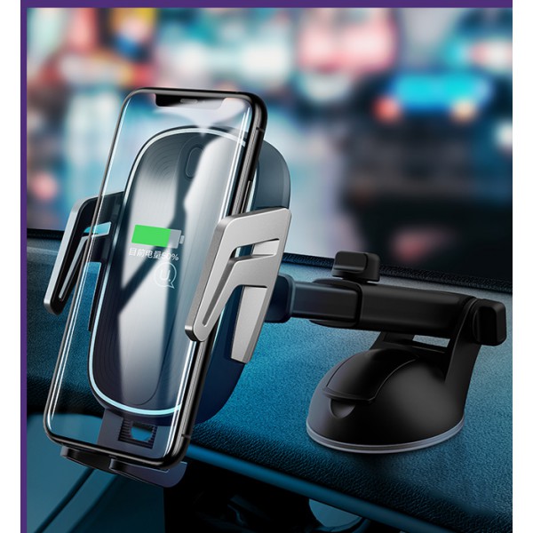 USAMS ασύρματος φορτιστής και βάση αυτοκινήτου US-CD100, 10W, μαύρος USAMS ασύρματος φορτιστής και βάση αυτοκινήτου US-CD100, 10W, μαύρος