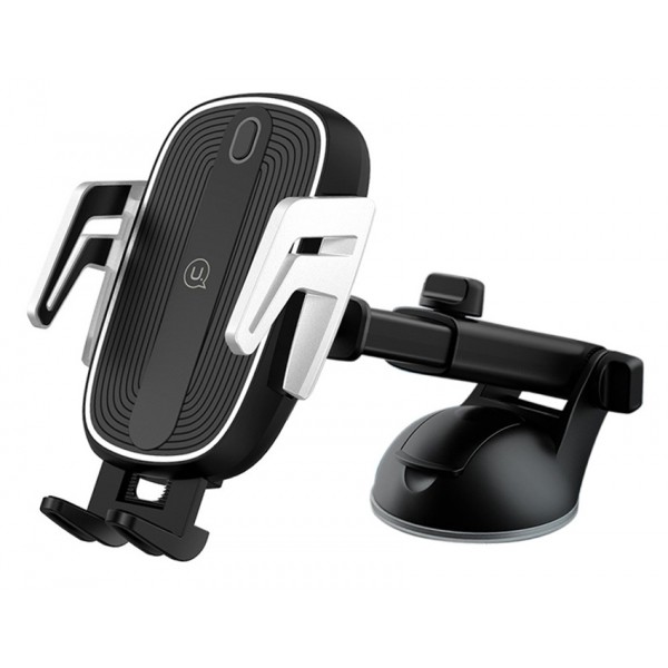 USAMS ασύρματος φορτιστής και βάση αυτοκινήτου US-CD100, 10W, μαύρος USAMS ασύρματος φορτιστής και βάση αυτοκινήτου US-CD100, 10W, μαύρος